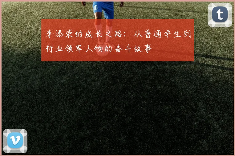 李添荣的成长之路：从普通学生到行业领军人物的奋斗故事